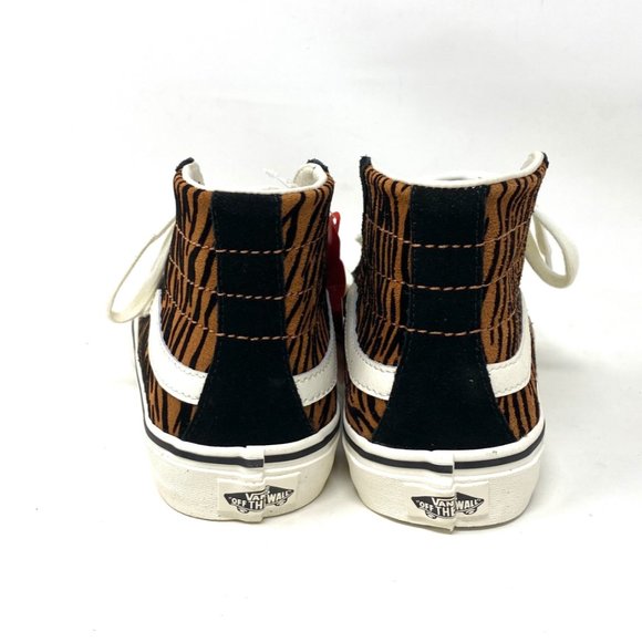 💖MEGA SALE💖VANS SK8-HI 38 Decon S Animal Stripes Women Black Brown   VN0A4UWN9 - Picture 4 of 9